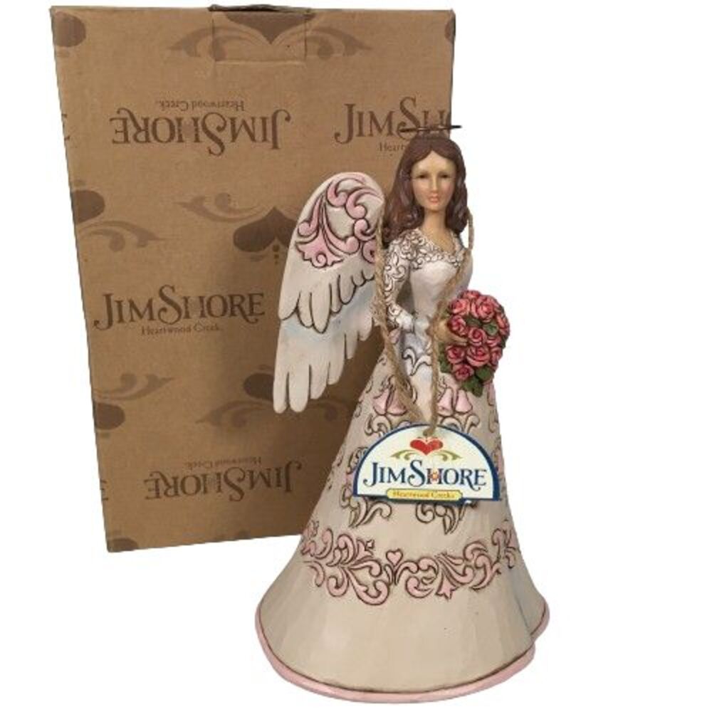 Jim Shore Blessings on Your Anniversary Angel Bride 4038980 Bridal Wedding NIB